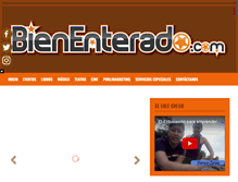 Tablet Screenshot of bienenterado.com